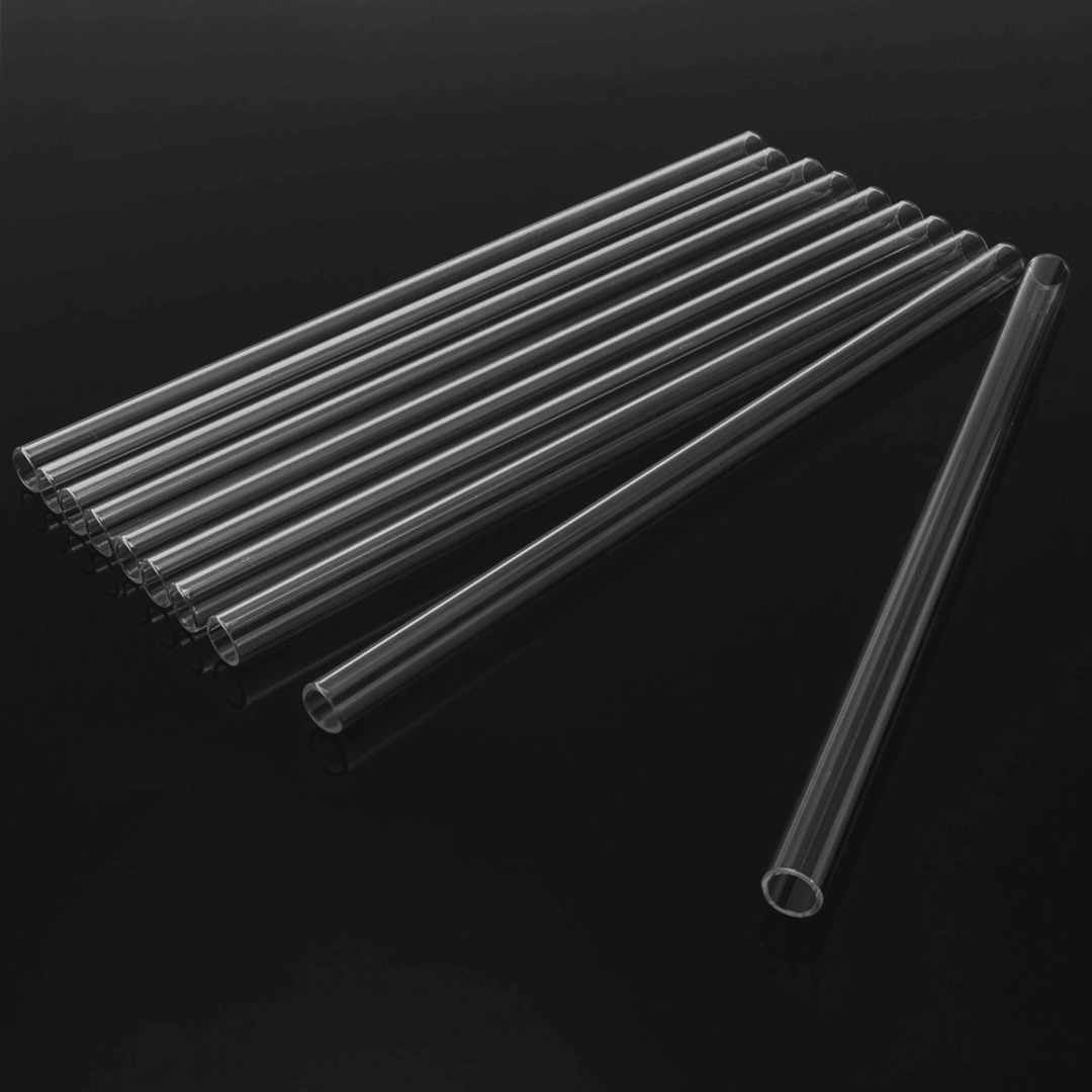 10Pcs 250Mm OD 10Mm 1.5Mm Thick Wall Borosilicate Glass Blowing Lab Tube