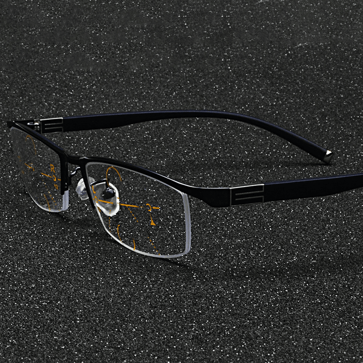 Far and near Multifunctional Metal Reading Glasses