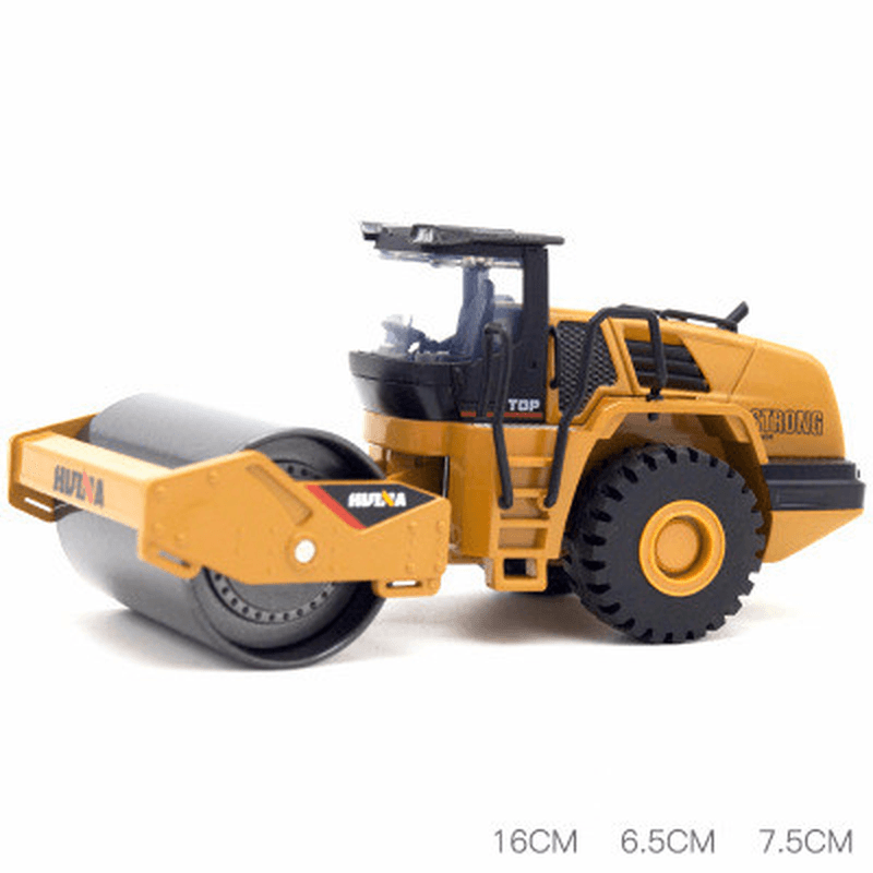 Large Alloy Road Roller Road Repair Car Model Decoration Boy Toy