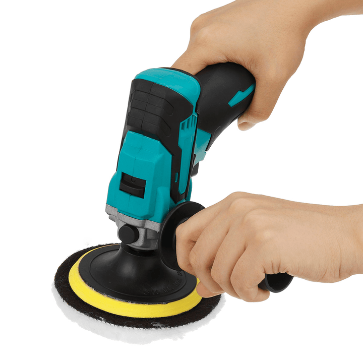 12V Cordless Car Wax Polishing Portable Beauty Rechargable Electric Polisher Scratch Repair Tool with LED Lighting