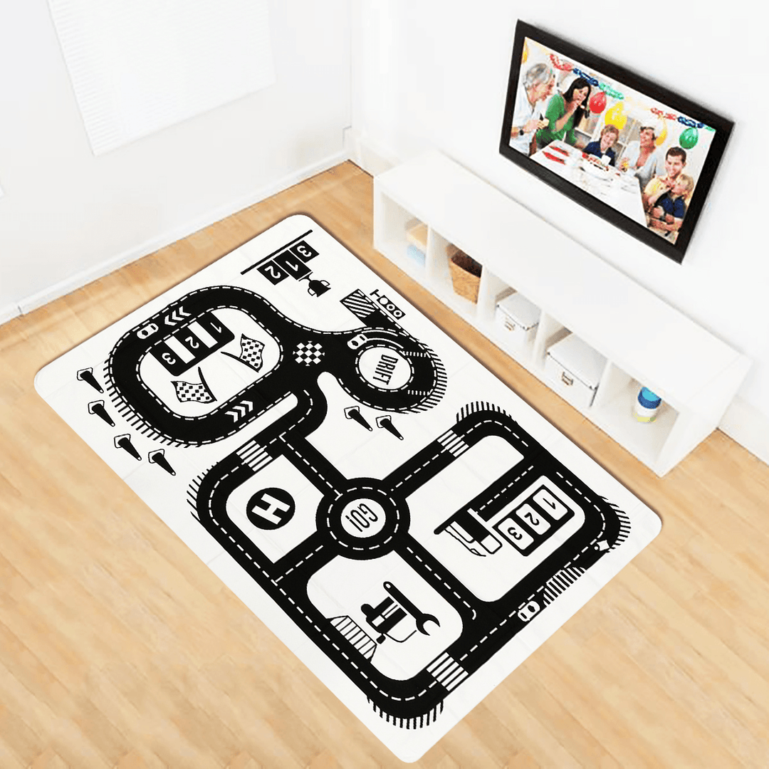 Children Kids Room Game Play Mat Baby Crawling Rug Carpet Cotton Floor Blankets