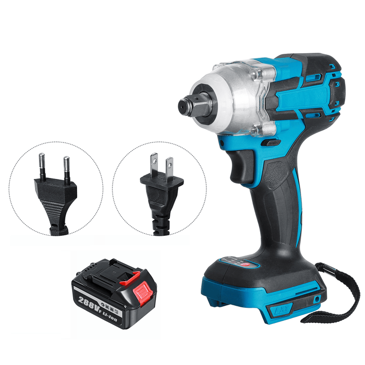 288VF 21V 350N.M Cordless Brushless Impact Wrench Drill Portable Electric Wrench W/ None/1Pc/2Pcs Battery