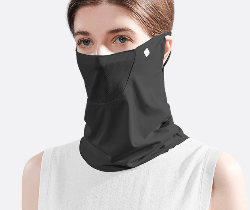 Summer Face Cover Face Scarf Balaclava UV Protction Earloop Neck Gaiter Breathable Outdoor Sports Women