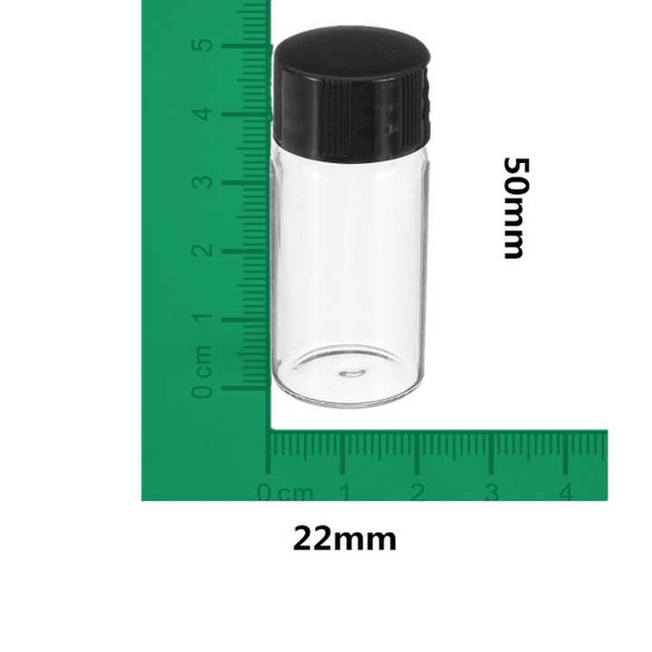 10Ml Clear Glass Bottles Experimental Points Bottling 22*50Mm