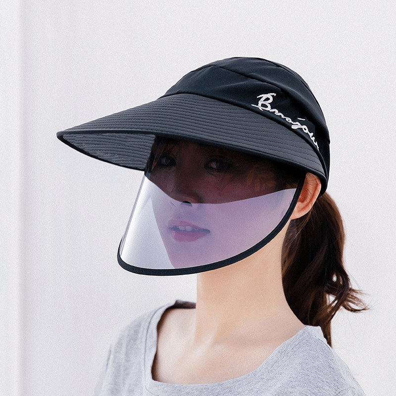 Women'S Sun Hat Anti-Uv Visor Anti-Fog Caps