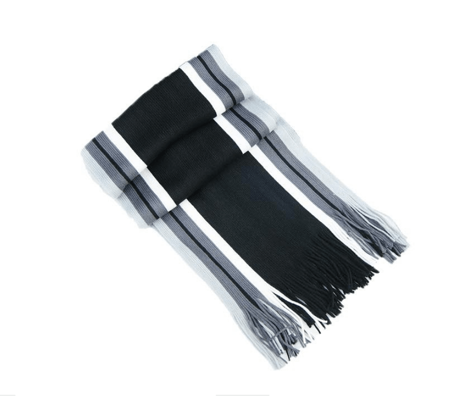 Knitted Warmth and Color Matching Striped Men'S Scarf