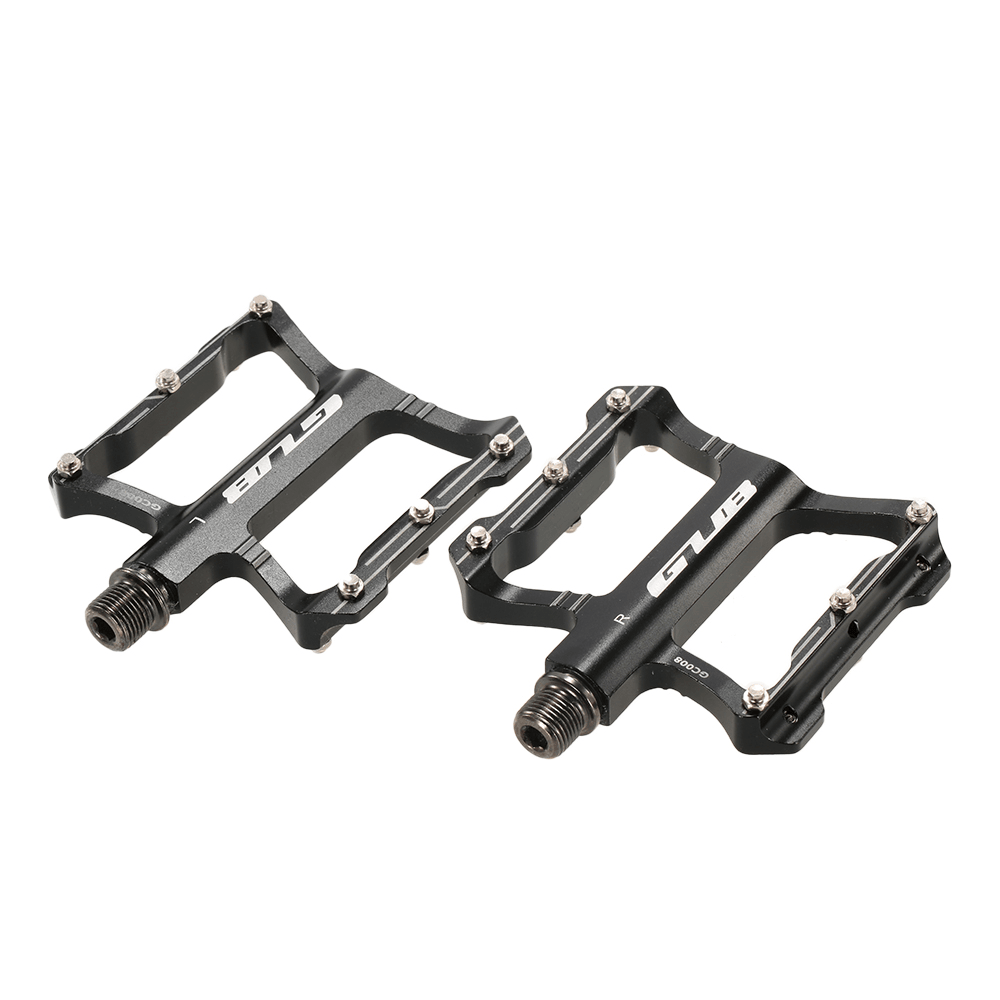 GUB GC-008 Aluminum Antiskid Bike Pedals for MTB CNC DU 2 Sealed Bearing Flat Platform