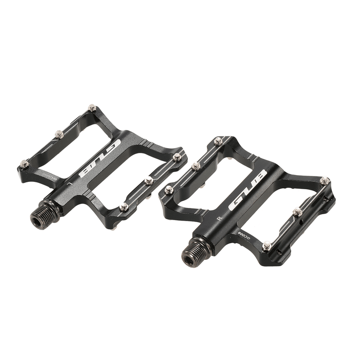 GUB GC-008 Aluminum Antiskid Bike Pedals for MTB CNC DU 2 Sealed Bearing Flat Platform