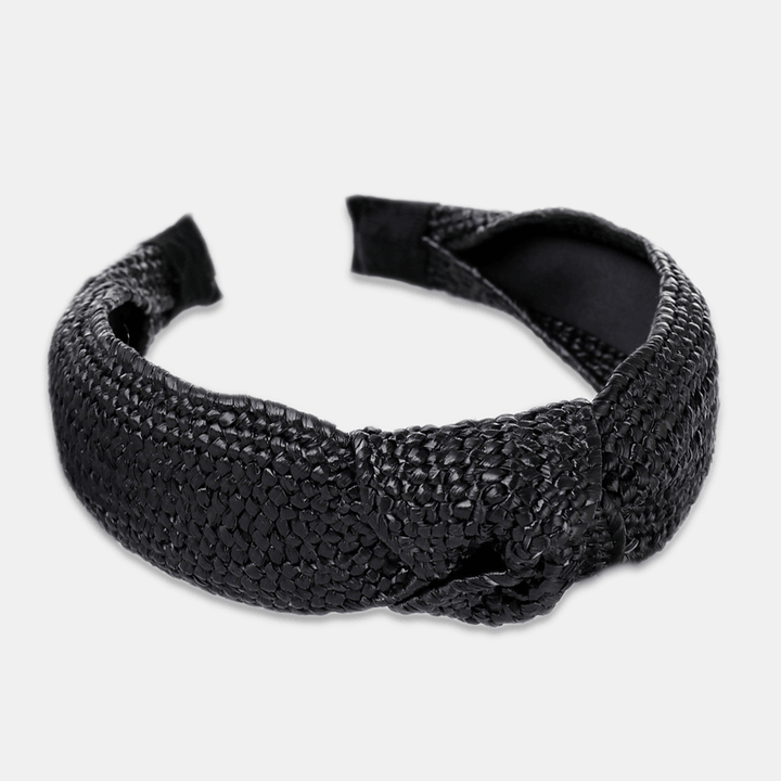 Simple Hand-Woven Lafite Headband Ladies Accessories