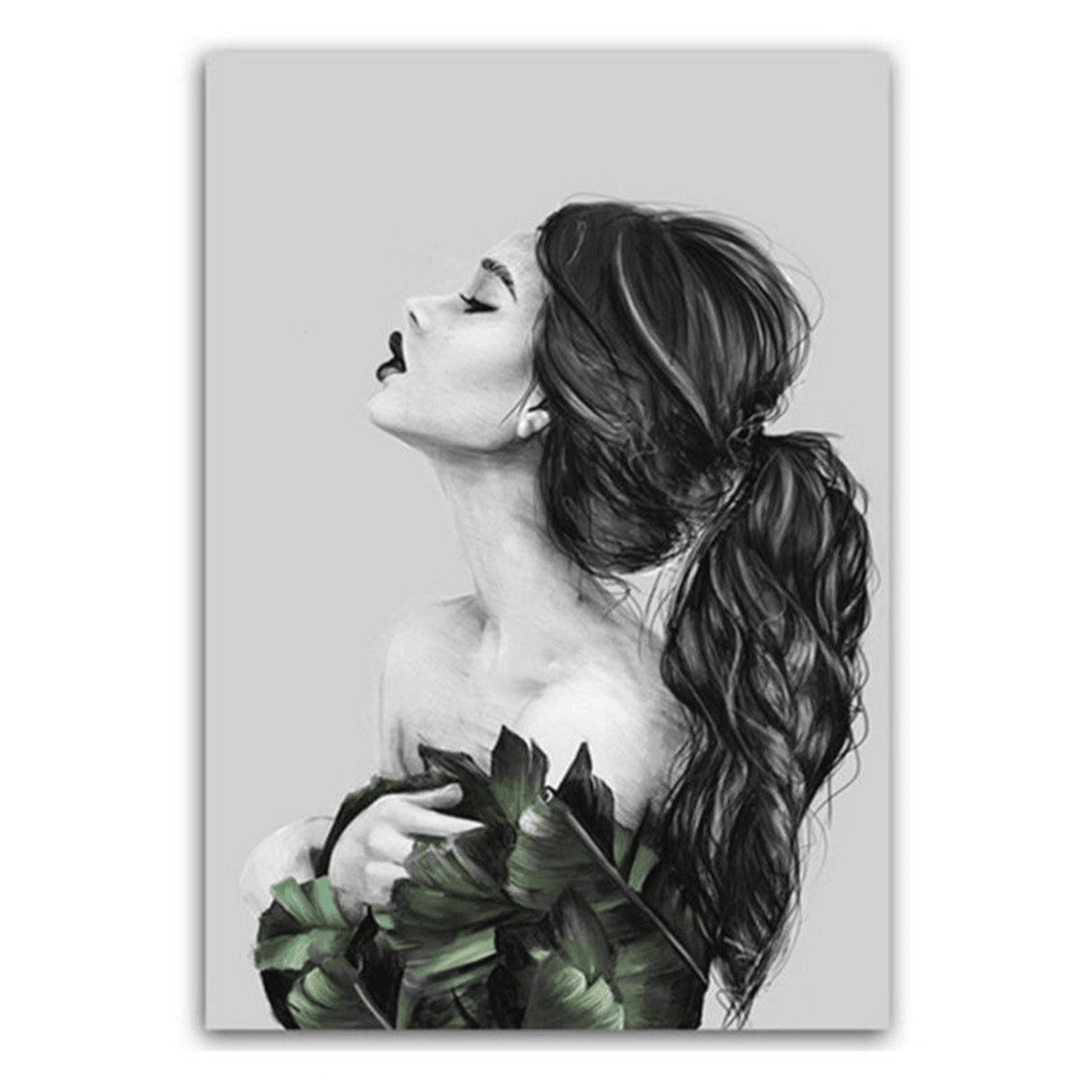 Girl Modern Canvas Print Paintings Wall Art Picture Home Office Decor Unframed