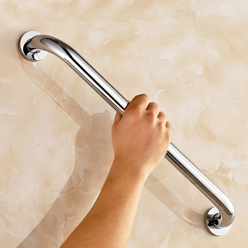 Stainless Steel Bathroom Wall Grab Bar Safety Grip Handle Towel Rail Shelf