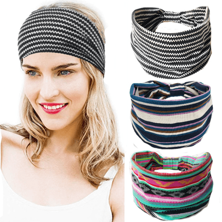 European and American Bohemian Style New Printing Elastic