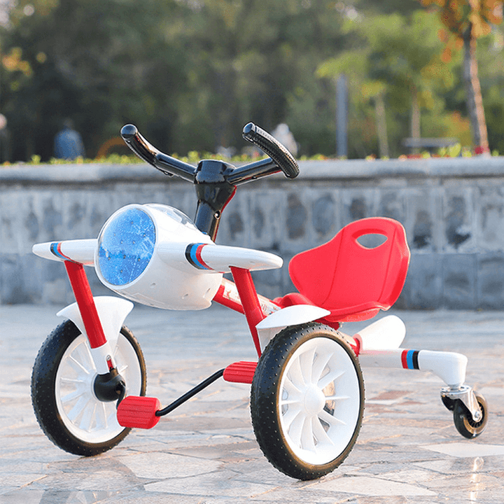 Children'S Tricycle Pedal Bike Light Music Anti-Rollover Anti-Skid Children'S Balance Bike Children'S Toy Gift