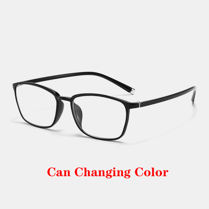 Unisex Bendable Anti-Blue Light Changing Color Full Frame Multifocal Dual-Use Reading Glasses Presbyopic Glasses - MRSLM