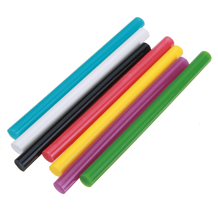 10Pcs 7Mmx100Mm Colorful Hot Melt Glue Stick Colorant DIY Crafts Repair Model Adhesive Sticks