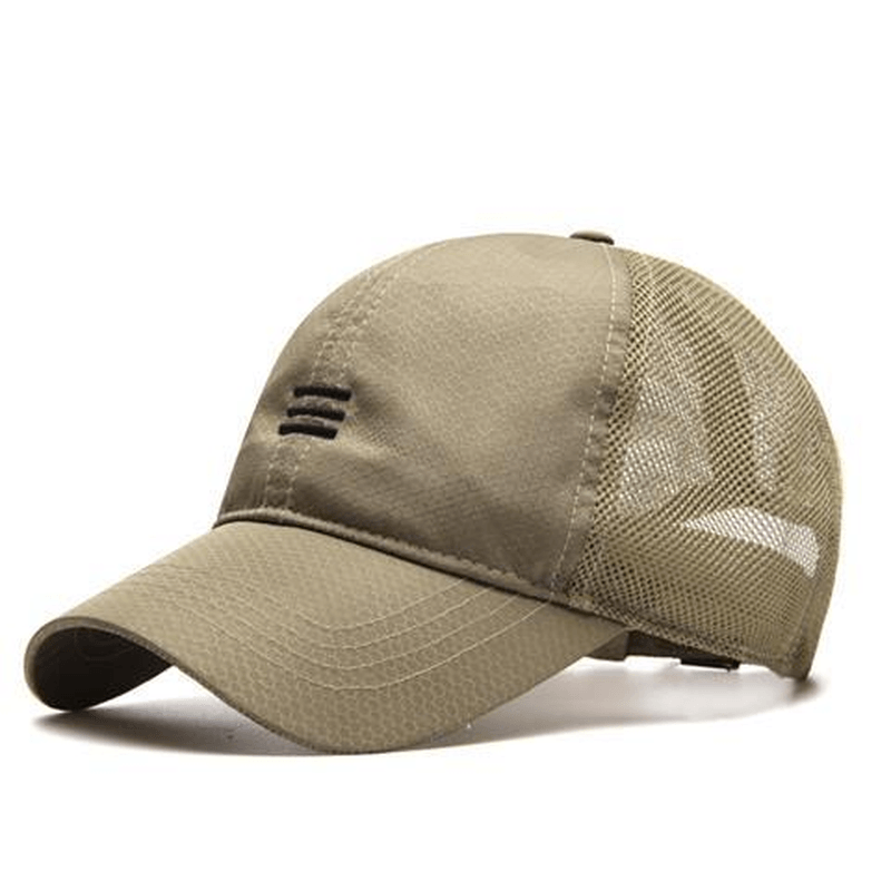 Summer Style Thin Breathable Mesh Baseball Cap Quick-Drying