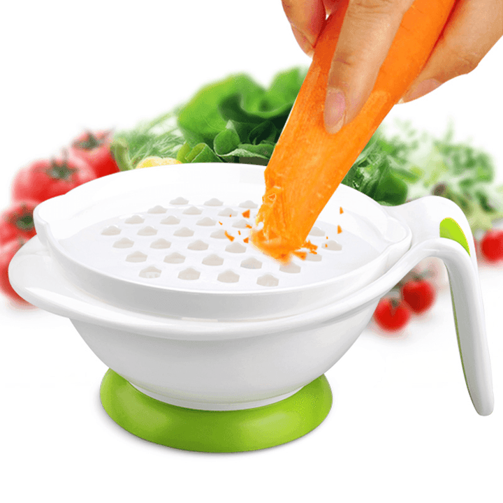 GL YM-1 Multifunction Grinder Bowl 8 in 1 Baby Feeding Set Baby Fruit Feeder Baby Food Grinder Cook