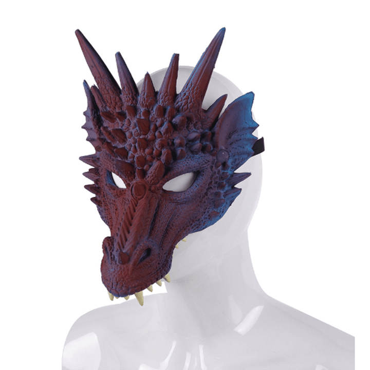 3D Animal Dragon Horror Mask Props Halloween Carnival Halloween Party Cosplay - MRSLM