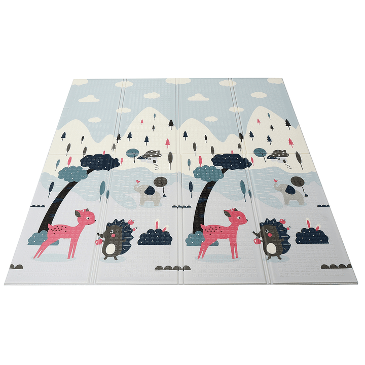 Double-Sided Folding Children'S Crawling Mat Thickened Climbing Mats Baby Game Mat Player for Kids Activity