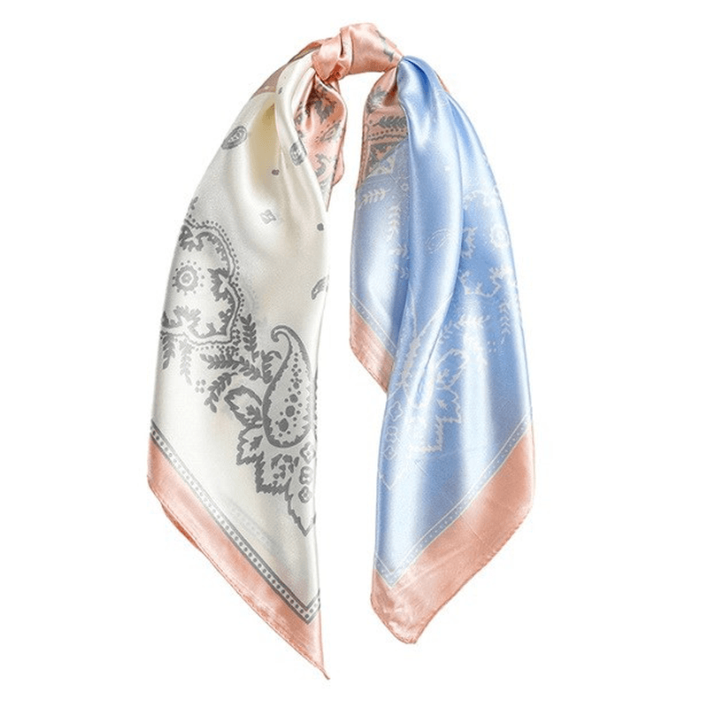 Fashion Women'S Color Matching Printed Hair Scarf