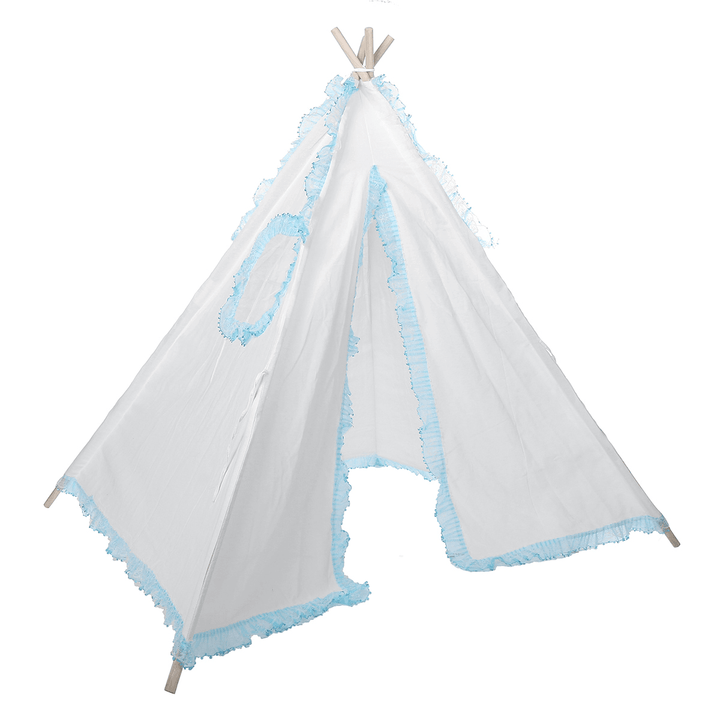 1.6M Kids Play Tent Cotton Teepee Wigwam Sleeping House Indoor Outdoor