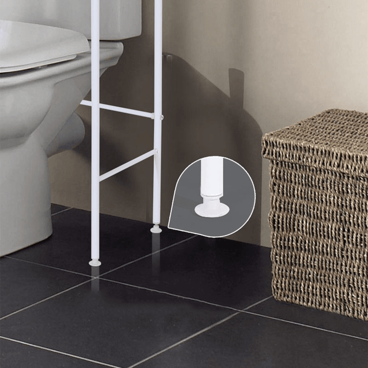 Bathroom Toilet Storage Rack Wall Punch-Free Toilet Washbasin Storage Shelf Bathroom Shelf Rack