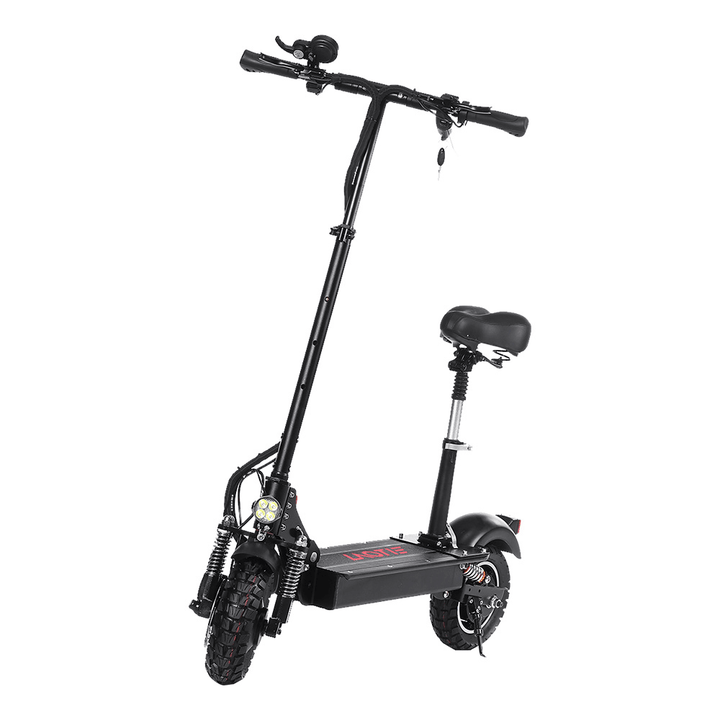 LAOTIE¬Æ ES10 2000W Dual Motor 23.4Ah 52V 10 Inches Folding Electric Scooter with Seat 70Km/H Top Speed 80Km Mileage Max Load 120Kg