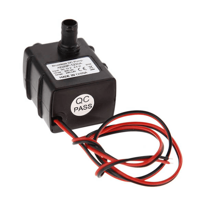 12V 3.6W Mini DC Brushless Garden Fountain Pump Hydrological Cycle Submersible Water Pump