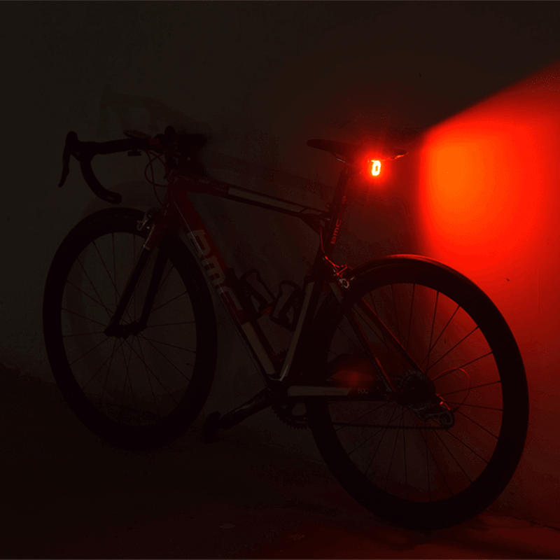 ENFITNIX 30LM COB LED Intelligent Sensor Brake Light 30H Working Time Bike Tail Light USB Road Bike MTB Warning Rear Lamp