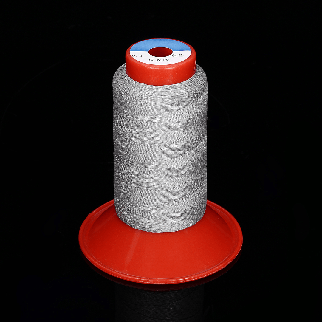 500M 0.2Mm Polyester Reflective Sewing Tools Thread Line Embroidery Spool Safety Garment