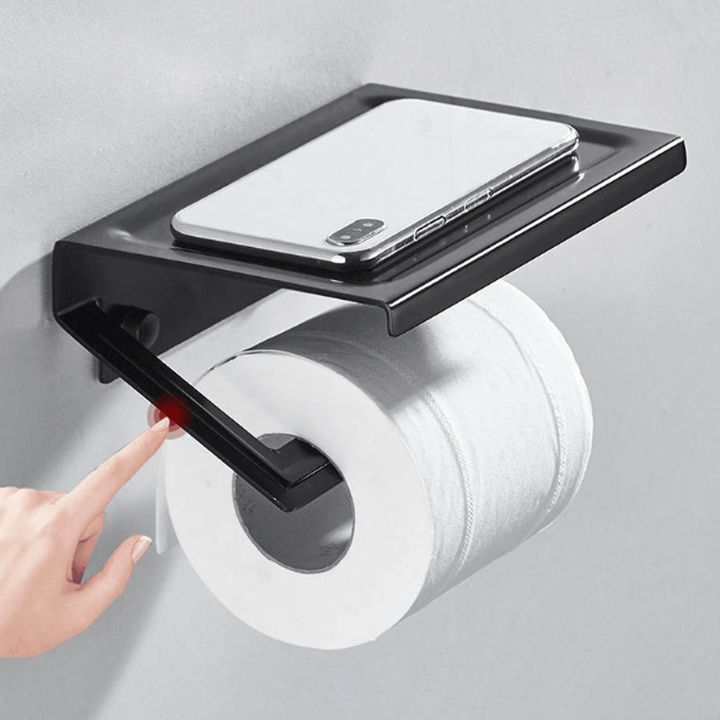 Toilet Tissue Towel Holder Roll Paper Stand Storage Dispensers Wall Mounted Bathroom Accessories