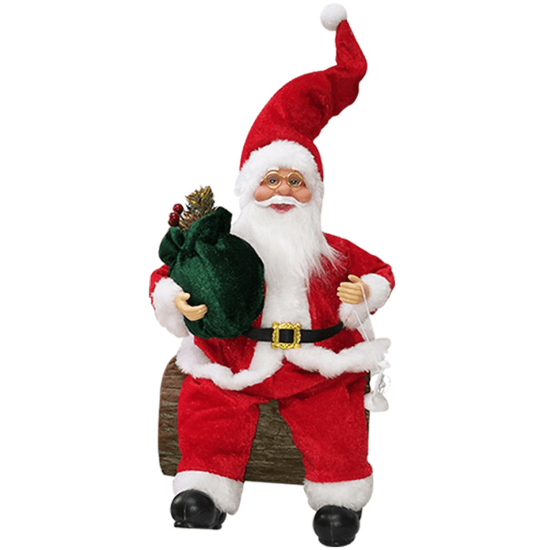 Christmas Santa Claus Doll Christmas Tree Ornament Kid Toy Home Office Christmas Atmosphere Decorations