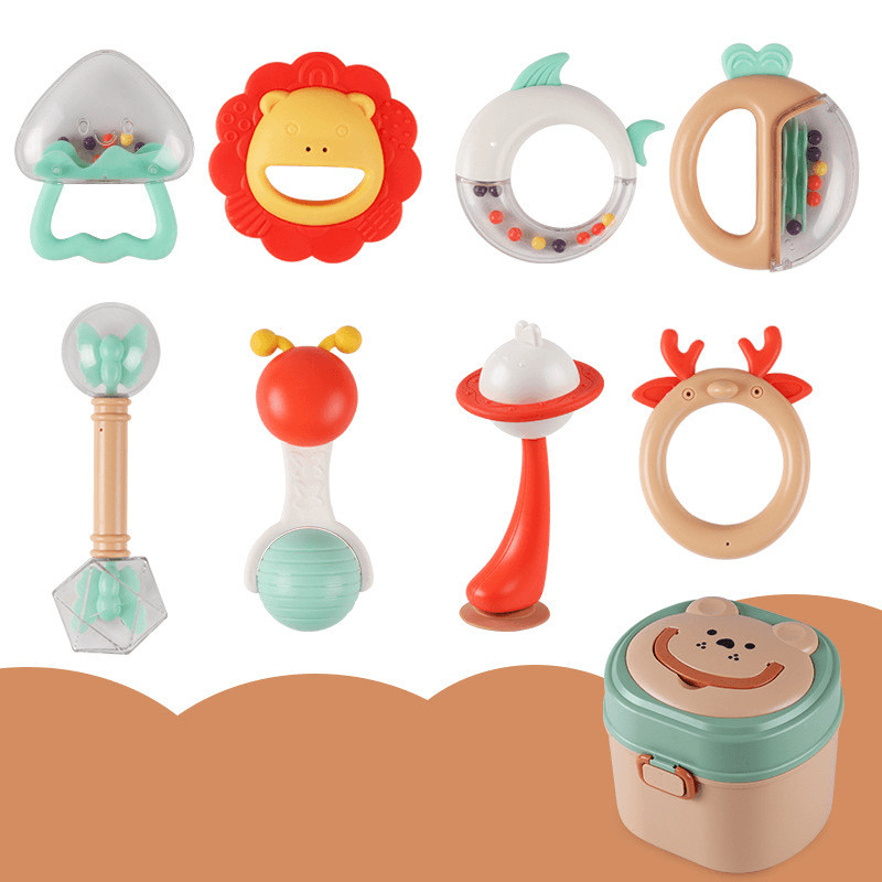 Baby Rattle Plastic Toy Gift Box Set