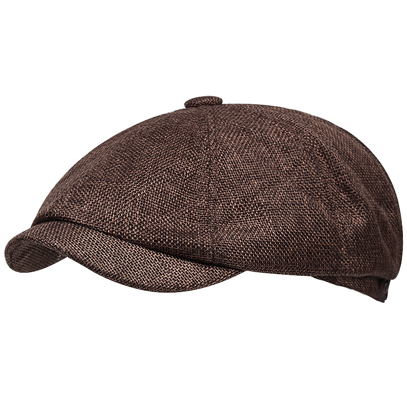 Outdoor Leisure British Big Head Retro Newsboy Beret