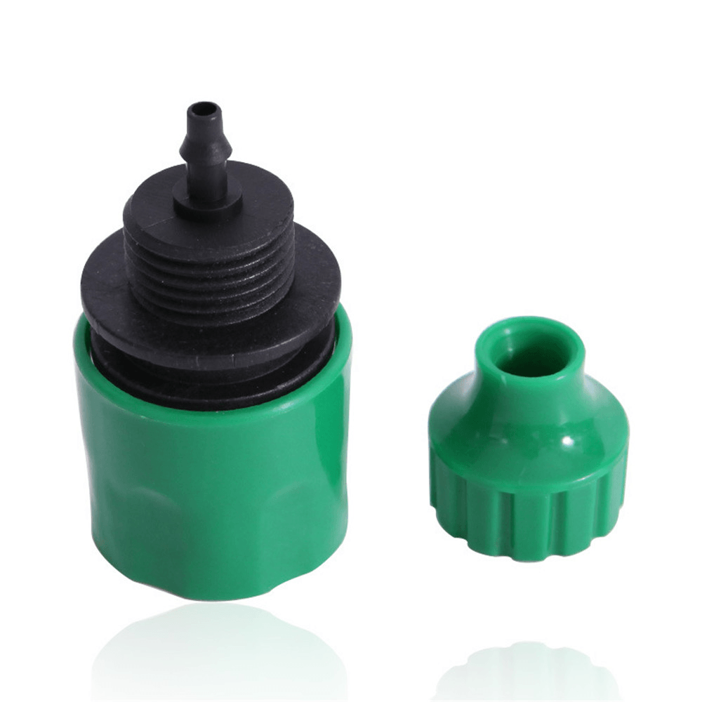 10Pcs Garden Water Quick Coupling 1/4 Inch Hose Quick Connectors Garden Irrigation Pipe Connectors Homebrew PVC Watering Tubing Fitting