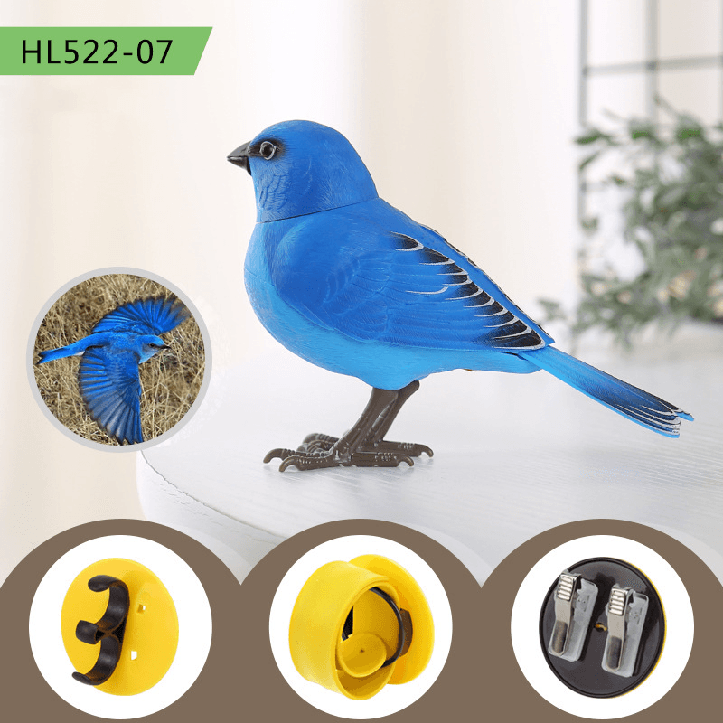 The Simulation Electric Singing Bird Toy Will Call and Move