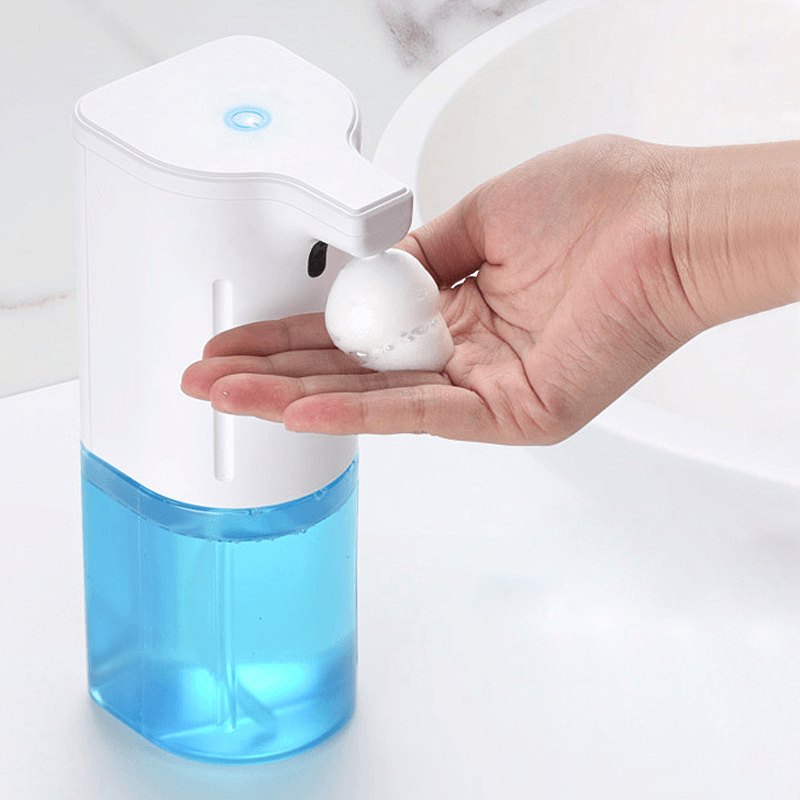 Automatic Soap Dispenser USB Charging Induction Hand Washer Infrared Motion Sensor Foaming Soap Dispenser with UV Sterilize Light