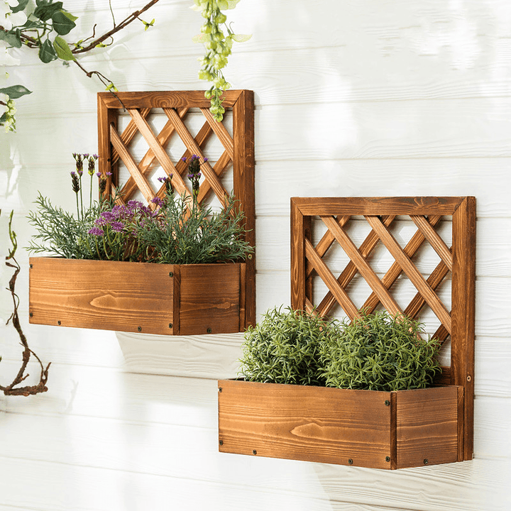 Plant Shelves Wall Shelves Solid Wood Shelves Ourdoor Garden Decor