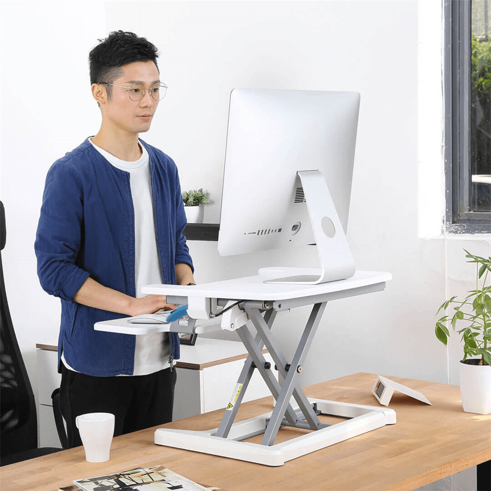 XIAOMI Sit-Stand Desk Riser Loctek Sit-Stand Workstation Height Adjustable Computer Laptop Desk with Removable Keyboard Tray