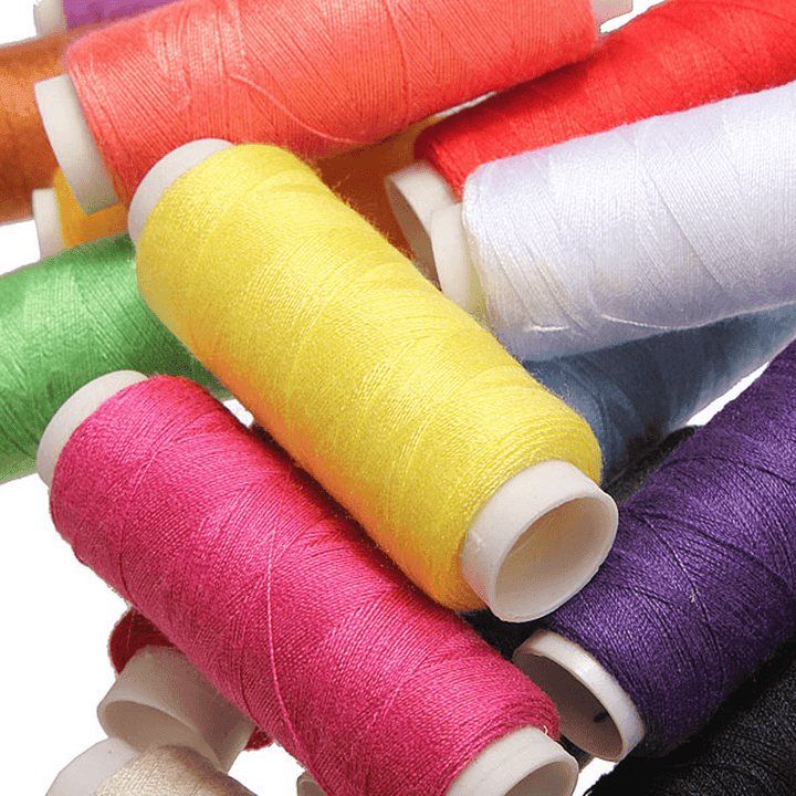 24 Color Cotton Sewing Thread Spools Sewing Machine Accessories