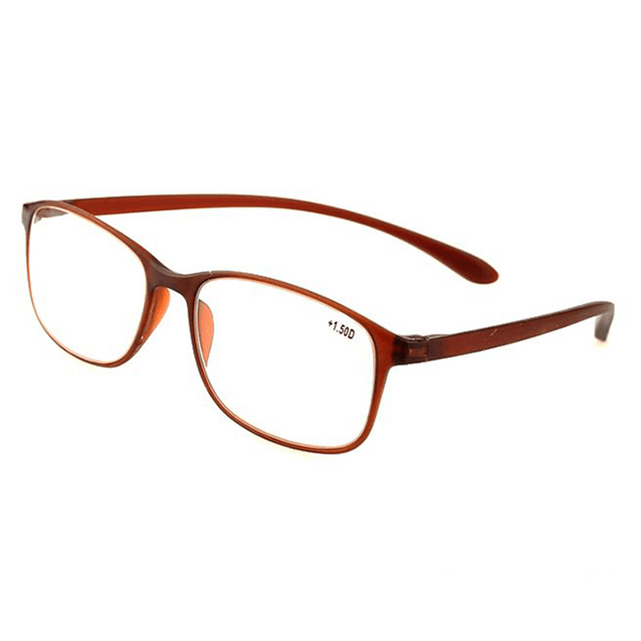 Men Women TR90 Flexible Reading Glasses Ultra-Light Pressure Reduce Eyeglass