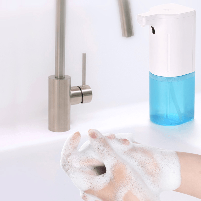 Automatic Soap Dispenser USB Charging Induction Hand Washer Infrared Motion Sensor Foaming Soap Dispenser with UV Sterilize Light