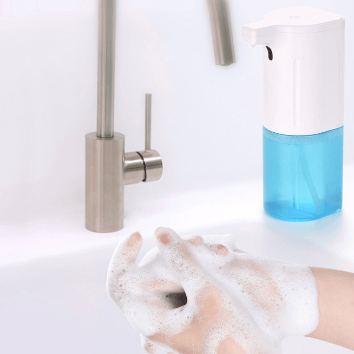 Automatic Soap Dispenser USB Charging Induction Hand Washer Infrared Motion Sensor Foaming Soap Dispenser with UV Sterilize Light