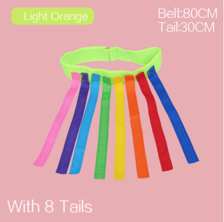 Catch the Tail Vest Pull the Tail Kindergarten Toys Children Sticky Jerseys Sense Integration Training Equipment Outdoor Sports Games