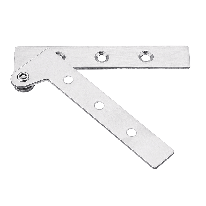 Stainless Steel Concealed Hinge 7-Shape Chicken Mouth Shape Door Hinge 360 Degree Rotating Hardware