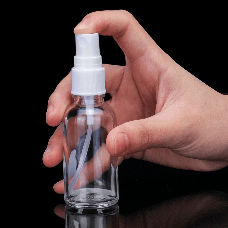 30Ml/50Ml/100Ml Clear Glass Bottle Sprayer Essential Oils Container Spraying Bottle - MRSLM