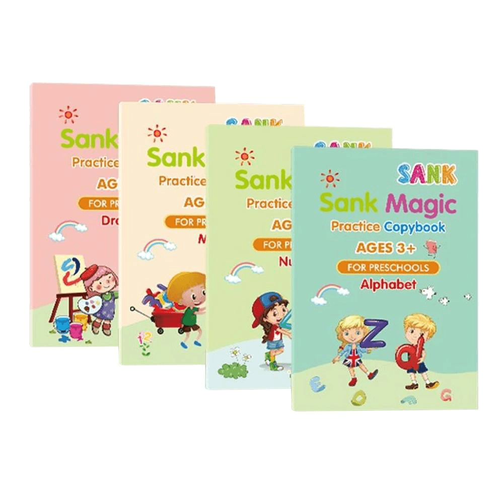 Full English Version of Calligraphy Stickers Children Copybook