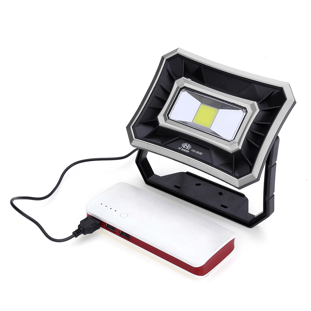 Ipree¬Æ 50W Solar LED COB USB Work Light IP65 Waterproof Floodlight Spotlight Outdoor Camping Emergency Lantern