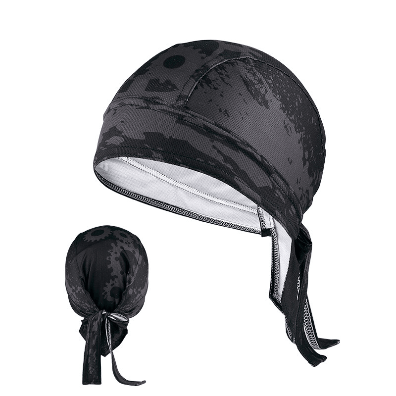 Wicking Printting Cycling Headband Running Beanies Hat