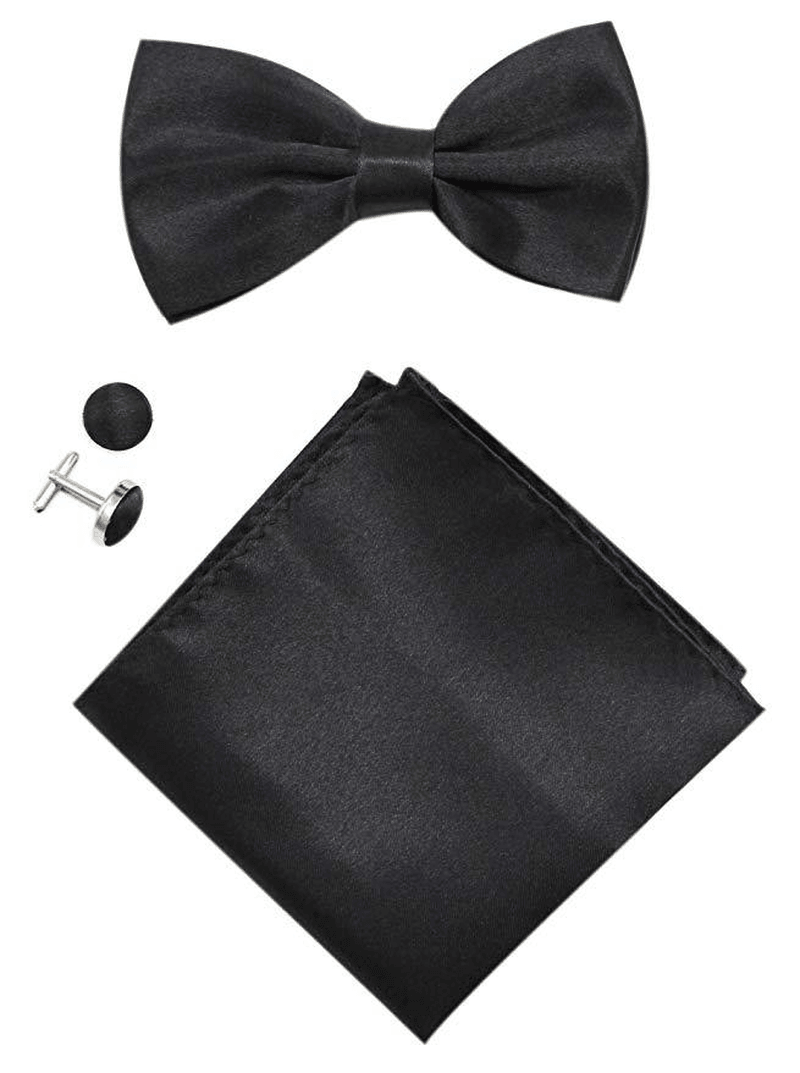 Men'S Scarf and Bow Tie Three-Piece Suit